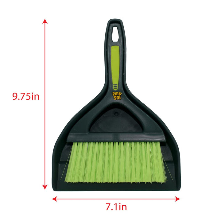 Pine-Sol Mini Dustpan and Brush Set | Nesting Snap-On D