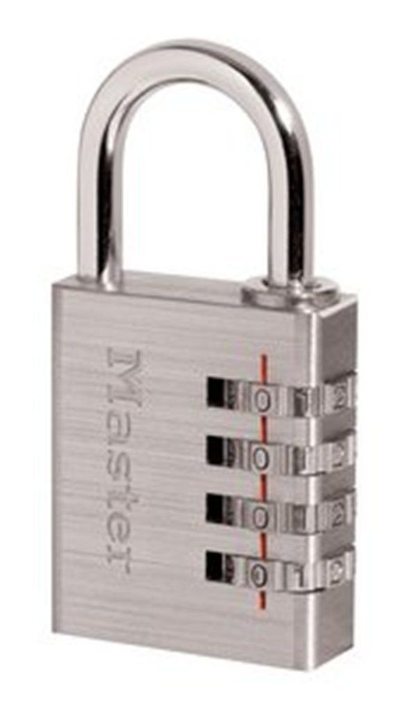 643D Set Your Own Combination Padlock, 1 Pack, Silver