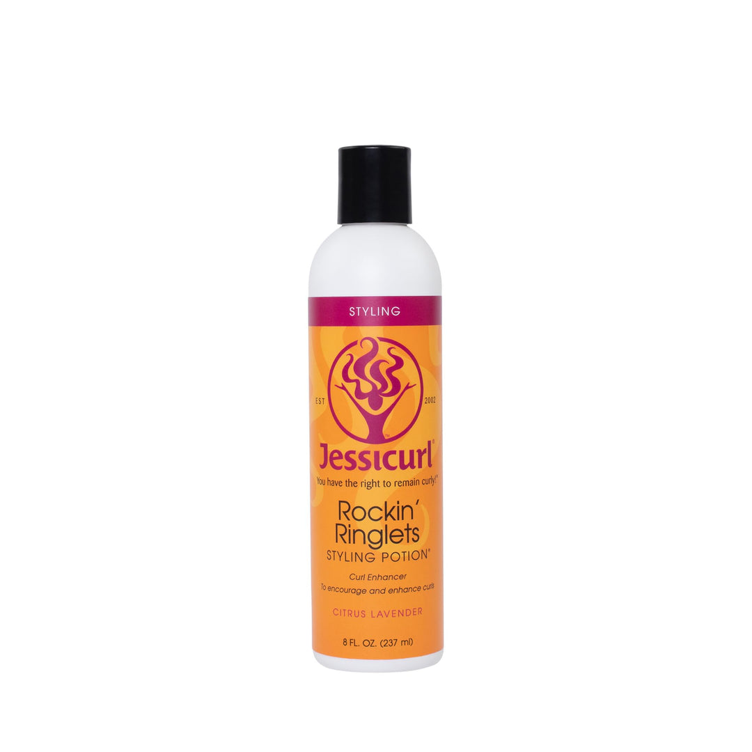 , Rockin&#39; Ringlets Styling Potion, Citrus Lavender, 8 Fl oz. Curl Enhancer with Flaxseed Extract, Curl Defining Styler for Curly Hair and Frizz Control