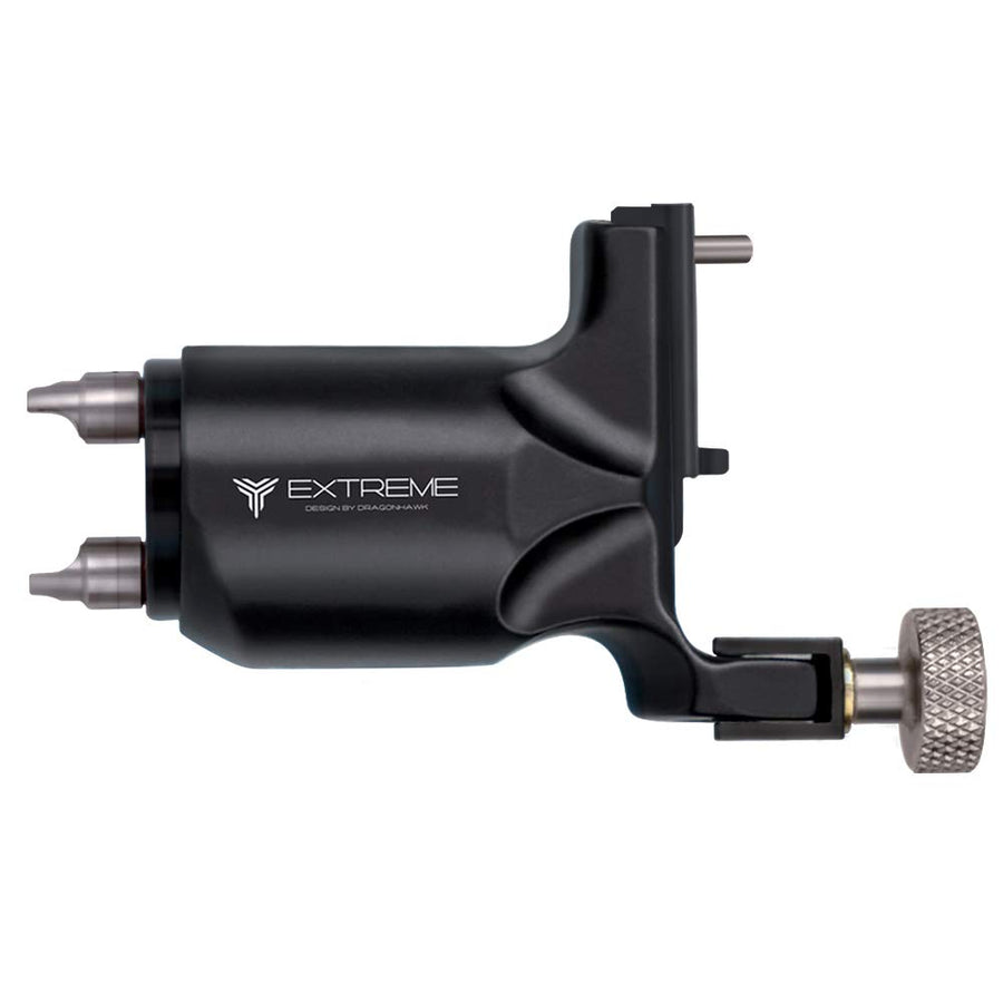 Extreme Rotary Tattoo Machine Carbon Steel Machine for Tattoo Artists (Black)