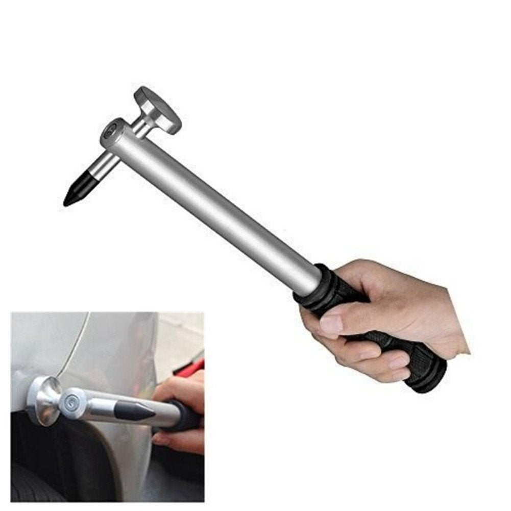 G&amp;S GS 10pcs Car Body Paintless Dent Removal Tools Aluminum Dent Hammer with Knock Down Head Tap Down Tools Set Dent Repair Kit
