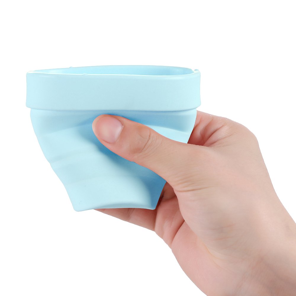 Collapsible Silicone Cup Foldable Sterilizing Cup for M