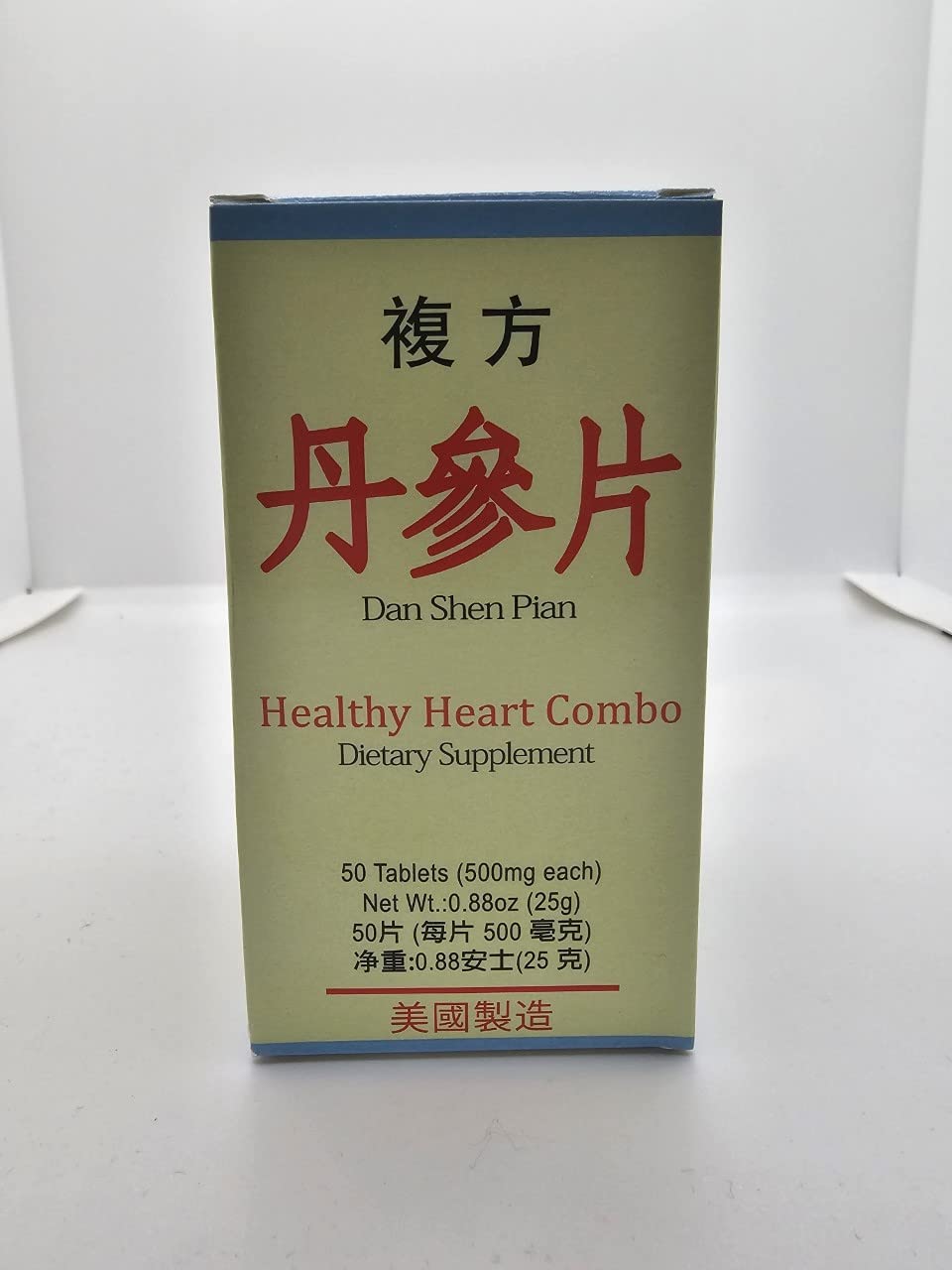 Fu Fang Dan Shen Pian Herbal Supplement Helps Cardiovas