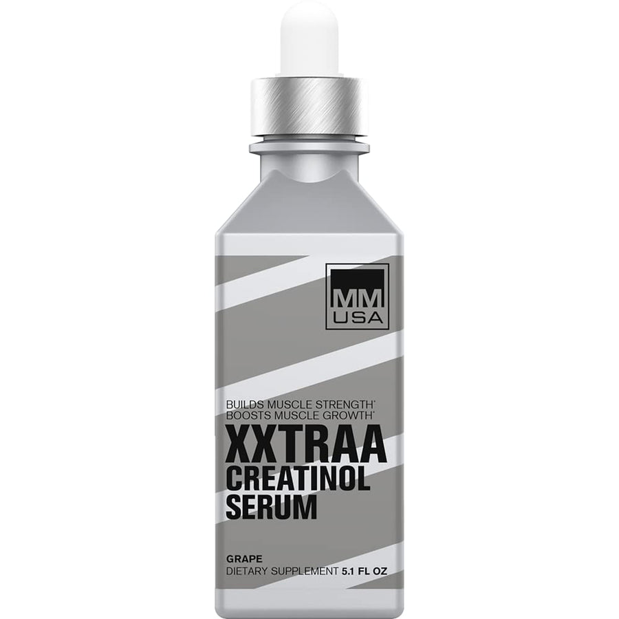XXTRAA Stable Creatine Serum for Bodybuilding & Powerlifting. Boosts Muscle Mass, Strength, Energy & Endurance. Speeds Recovery, Reduces Lactic Acid. with Joint Support. Grape, 5.1 Fl Oz
