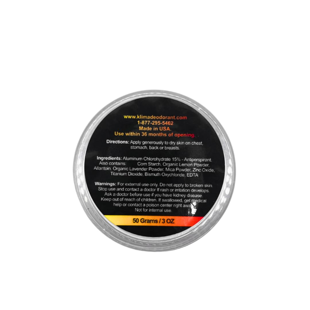 Bust Dust - Antiperspirant Powder for the Breasts and Chest