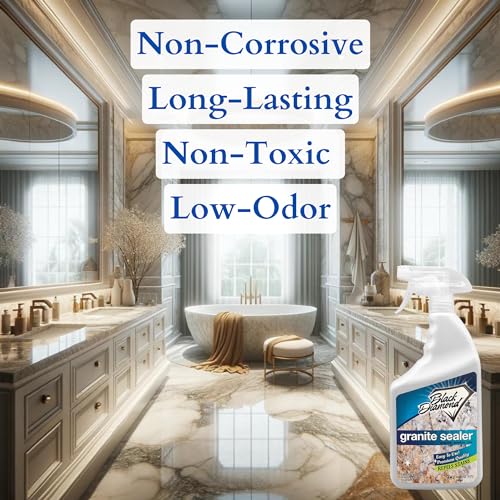 Granite Sealer: Seals and Protects. Marble Sealer Protector. Granite, Marble, and Travertine Countertop Sealer for All Stone Countertops. 1-Pint.