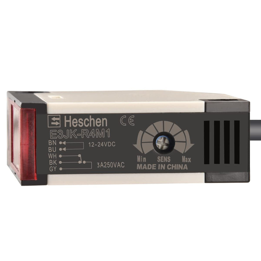 Heschen Photoelectric Sensor Switch, E3JK-R4M1, DC12-24