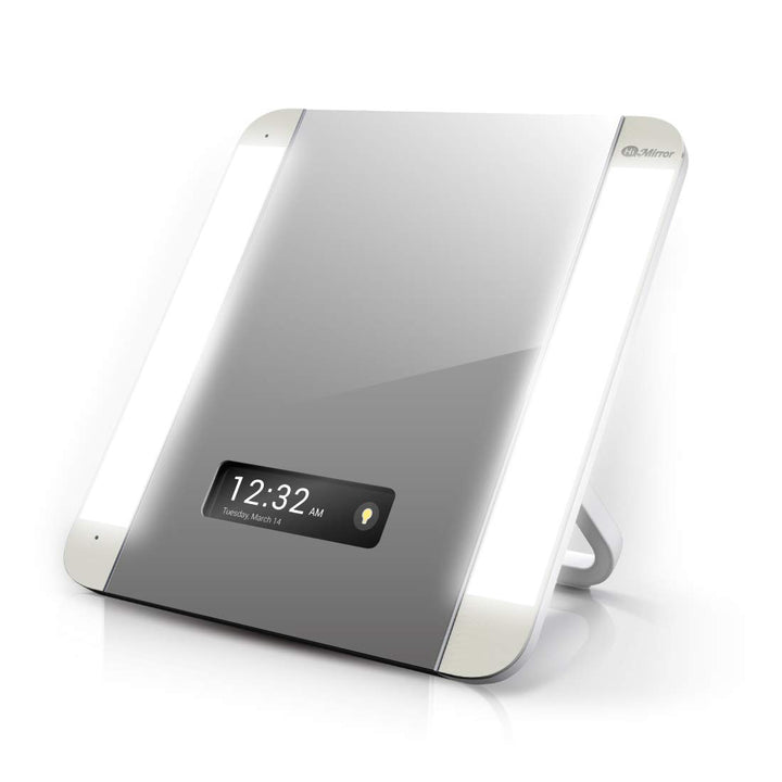 Himirror Slide: Smart Makeup Mirror With Skin Detector, Smart Beauty Mirror With Led Lights, Vanity Mirror With Foldable Stand, 1 count