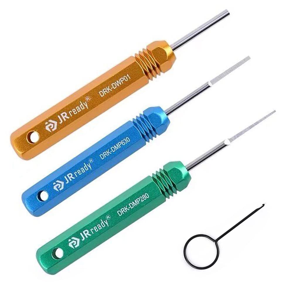 ST5211 Pin Removal Tool KIT for Weather Pack Metri Pack series connector harness terminals and connector crimp pin etc electrical connector, Tool KIT include DRK 785084 Amp 1.5mm Removal Tool