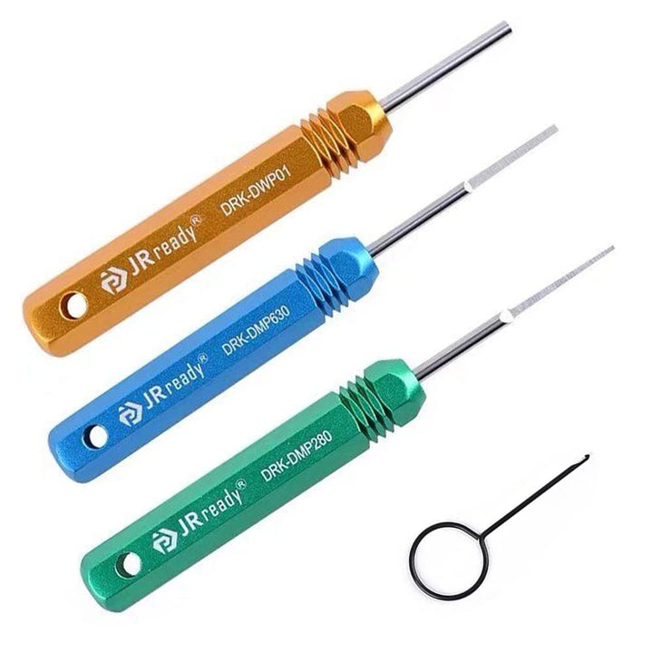 ST5211 Pin Removal Tool KIT for Weather Pack Metri Pack series connector harness terminals and connector crimp pin etc electrical connector, Tool KIT include DRK 785084 Amp 1.5mm Removal Tool