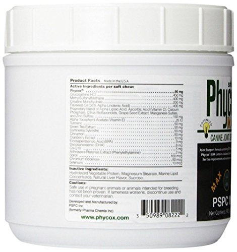 Phycox Max 90 Count Canine Soft Chews