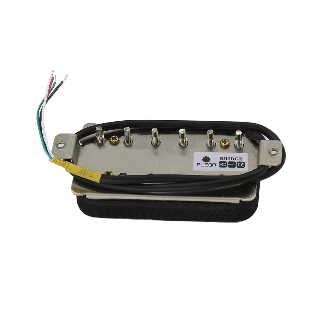 Alnico 2 Humbucker Pickup 8-9K Electric Guitar Pickup Bridge Humbucker, White