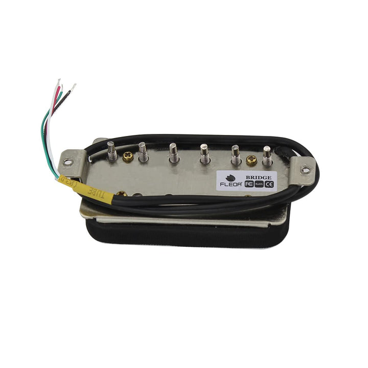 Alnico 2 Humbucker Pickup 8-9K Electric Guitar Pickup Bridge Humbucker, White