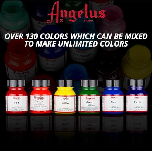 Angelus Acrylic Leather Paint, Flat White