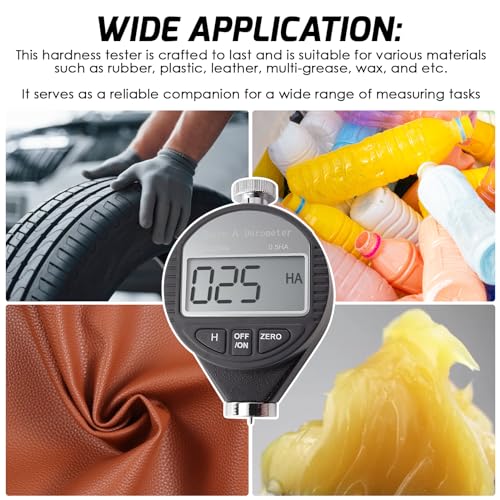 Portable Shore A Rubber Hardness Meter, Pocket Size 0-1