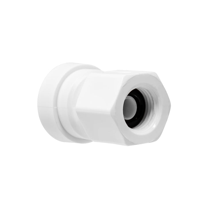 Metpure 6' Feet x 1/4 OD PEX Water Line for Refrigerator Ice Maker Kit with 1/4 Quick Connect Female Adapters. Connect from Shut-Off Valve to Refrigerator. Requires No Tools.