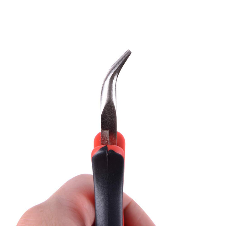 200pcs Micro Silicone Rings Hair Extensions Kit 1pc I-tip Hair Extension Pliers Micro Pulling Hook Needle Loop Threader and Micro Silicone Links (Black)