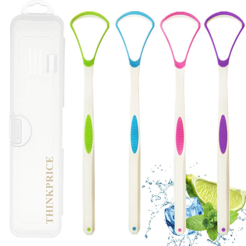 Tongue Scraper Cleaner With Travel Handy Case For Healt