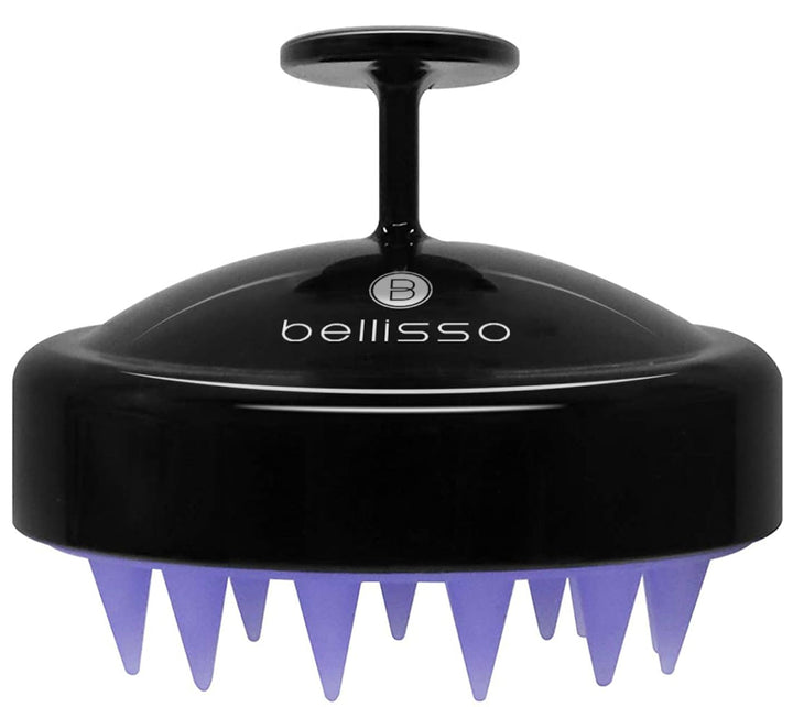 Bellisso Scalp Massager and Wet Shampoo Brush - Soft Silicone Hair Scrubber for Women and Men - Exfoliator Scrub and Dandruff Brush for the Shower
