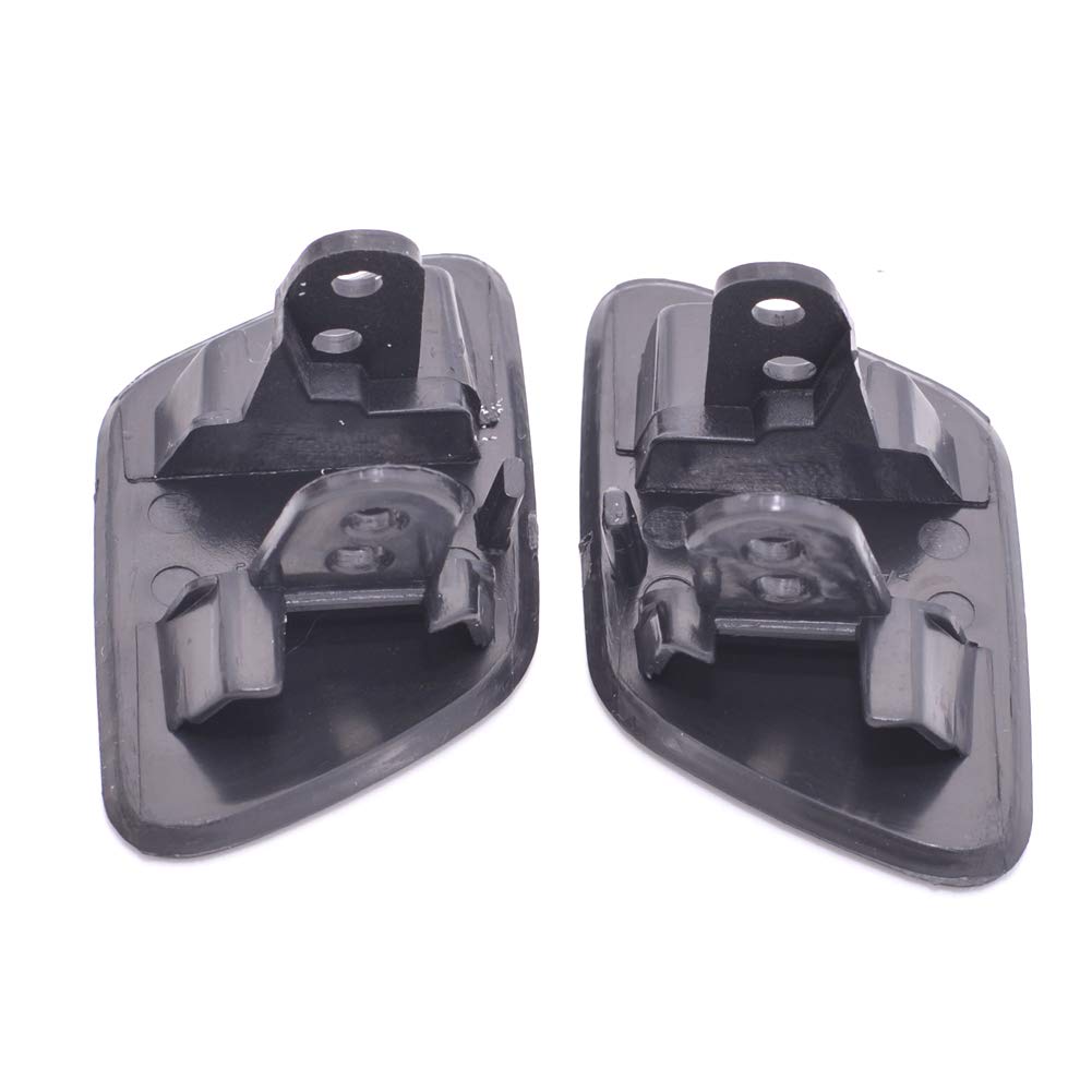 Headlight Washer Cover Cap 1 Pair Front Left And Right Compatible with BMW X5 E70 Driver &amp; Passenger Side 51657199141 51657199142