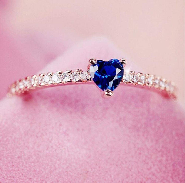 Wenbin Fashion Jewelry 18k Gold Filled Sea Blue Topaz L