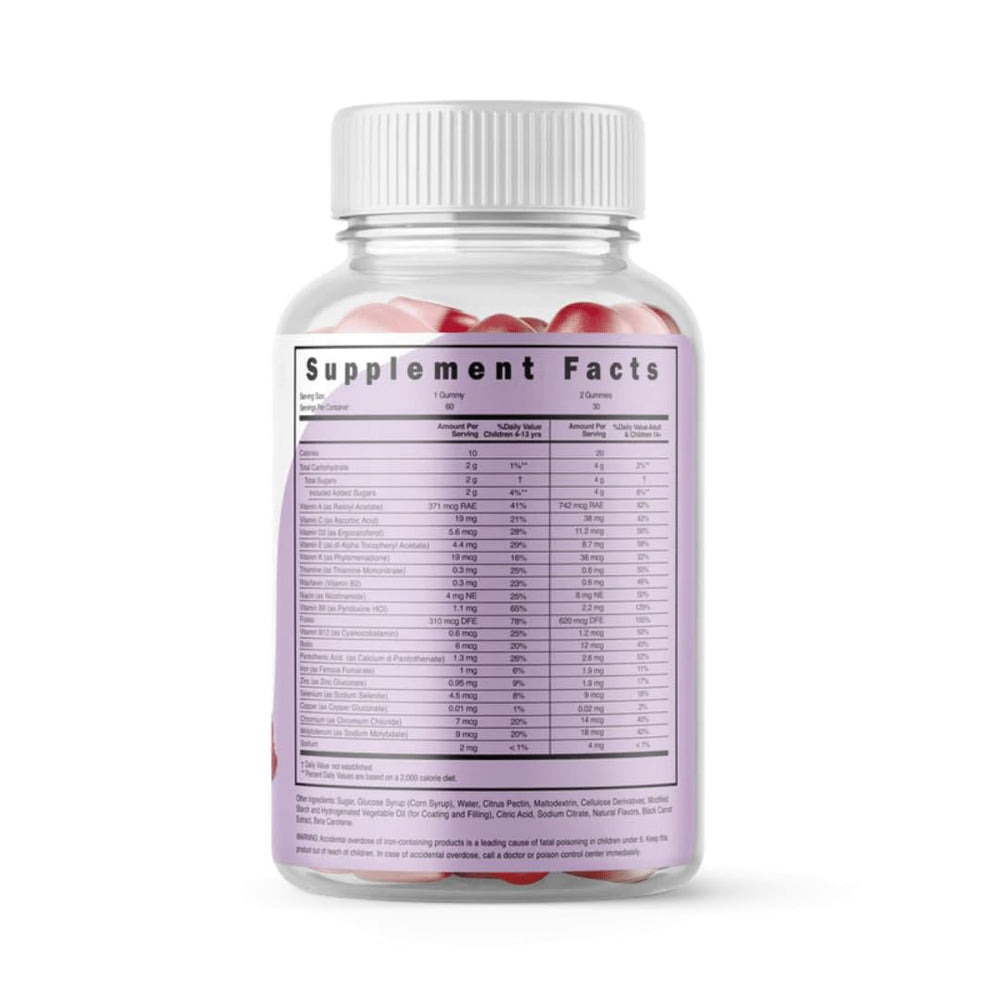 Humble Wellness Better Bears Kids Multivitamin - Raspbe