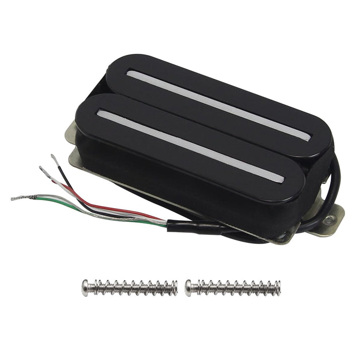 High Output Bridge Pickup Hot Dual Rail Humbucker Pickups Ceramic Electric Guitar Pickup Humbucker, Black