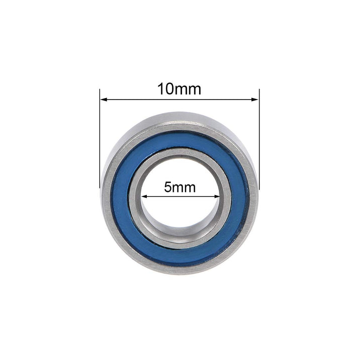 uxcell MR105-2RS Deep Groove Ball Bearings 5mm Inner Di