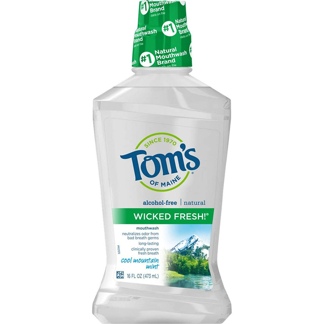 Tom&#39;s Of Maine Long Lasting Wicked Fresh Cool Mountain Mint Mouthwash