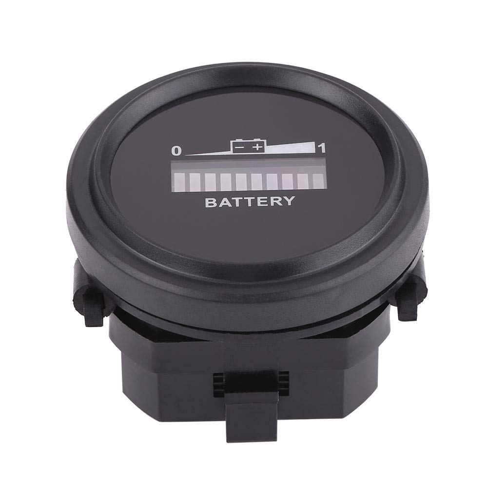 for Golf Cart Battery Meter- Battery Indicator, 12V/24V/36V/48V/72V LED Digital Battery Indicator Meter Gauge for Golf Cart
