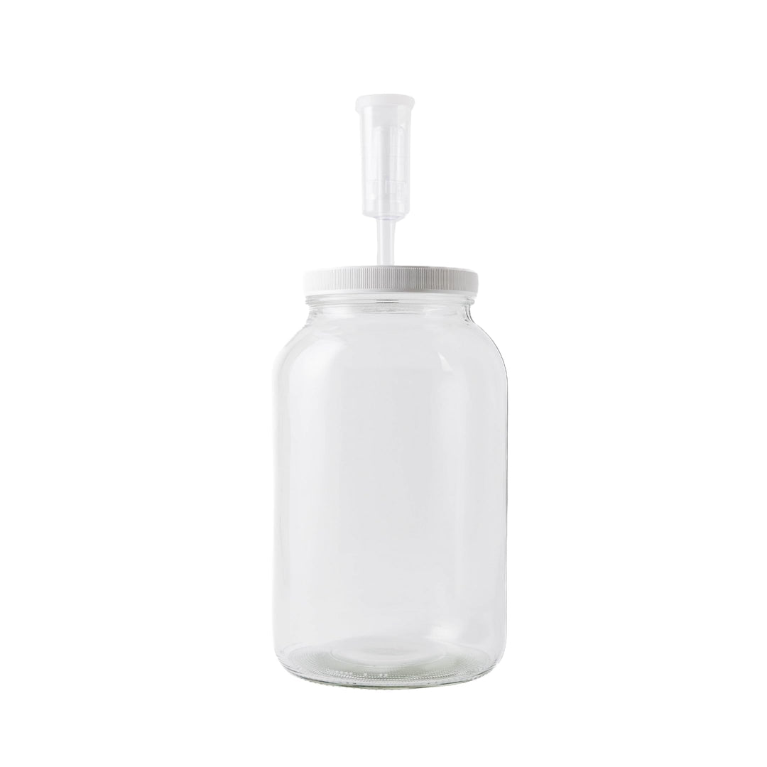 FastRack - Wide Mouth Glass Jar with Lid and Econolock 