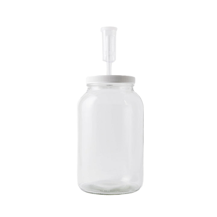 FastRack - Wide Mouth Glass Jar with Lid and Econolock 