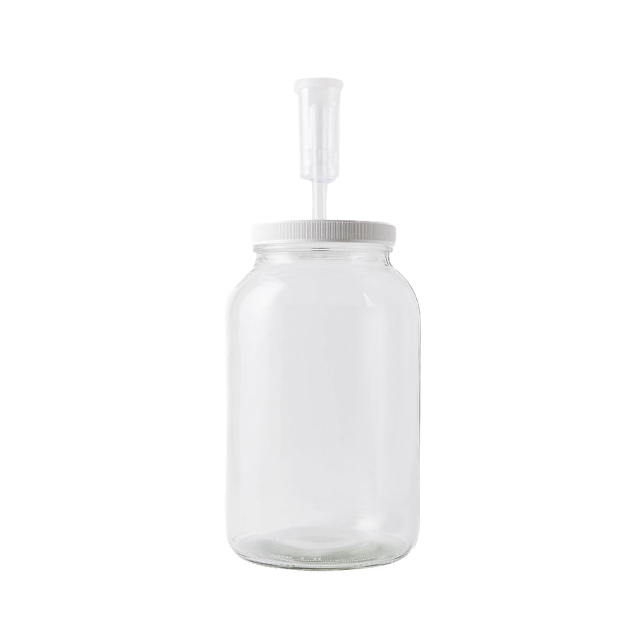 FastRack - Wide Mouth Glass Jar with Lid and Econolock 