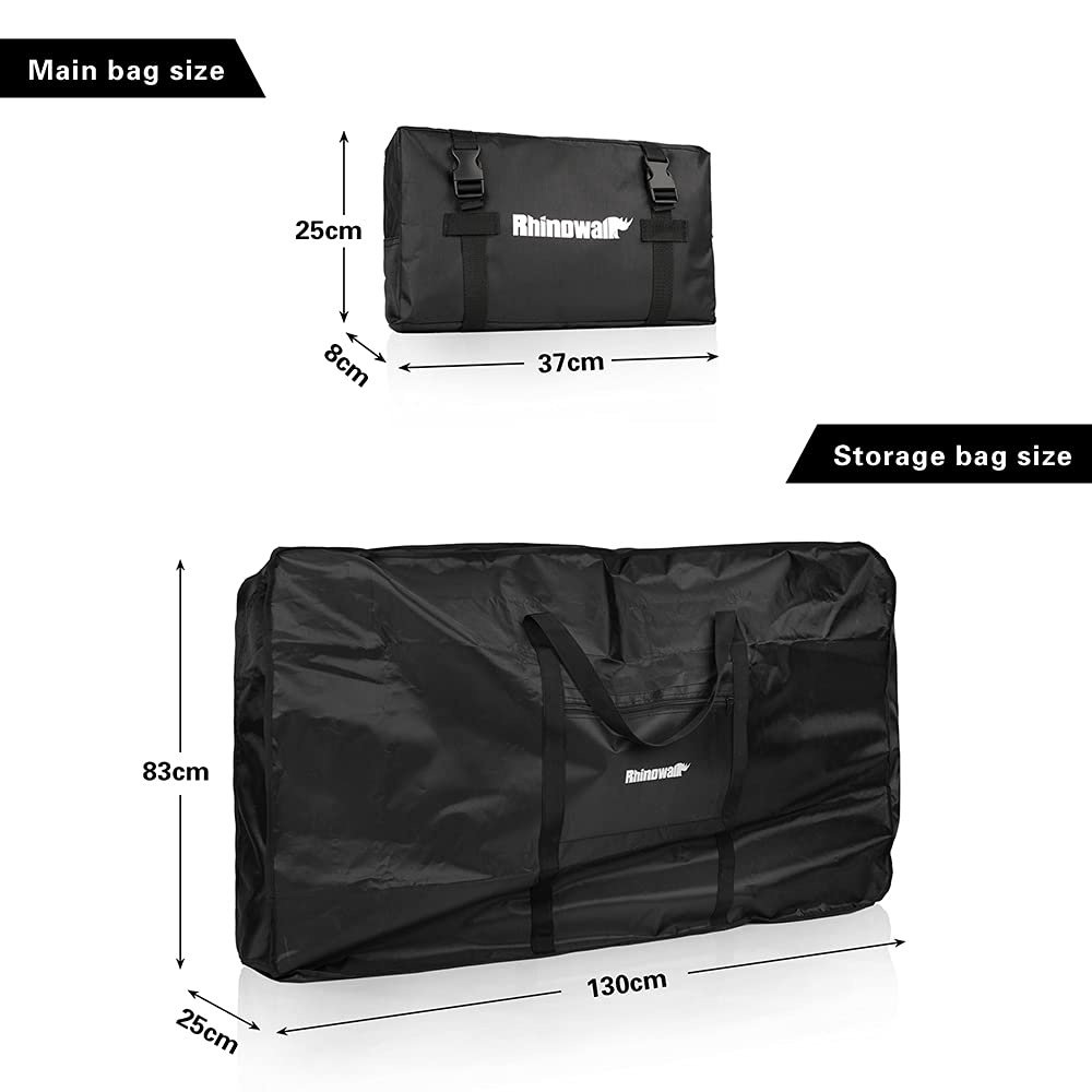 Rhinowalk Folding Bike Carry Bag 26 Inch Thick Bicycle Transport Storage Case Bike Travel Bag for Air Travel,Transport,Shipping Professional Cycling Accessories