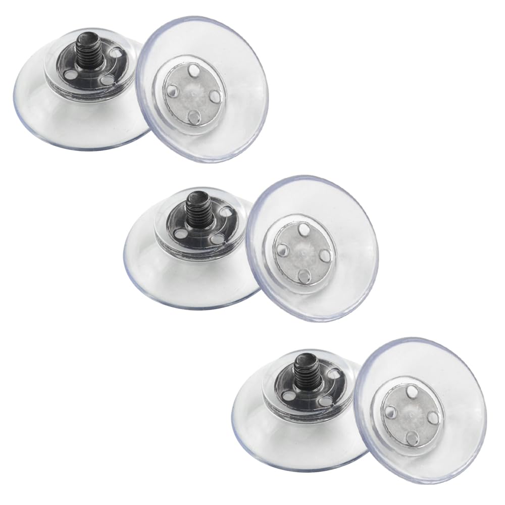 TOVOT 20PCS 2 Types Suction Cups Suction Pads with Scre