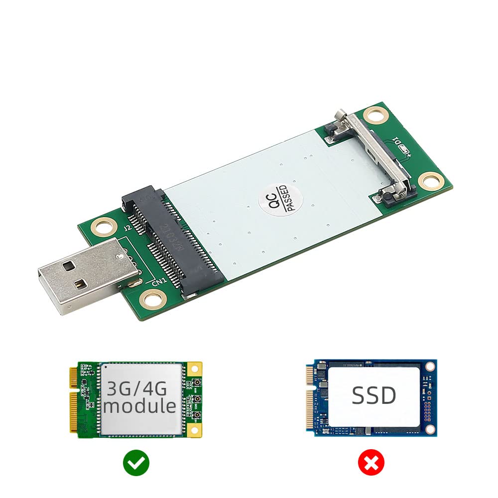 Mini PCI-E to USB Adapter with SIM Card Slot for Module