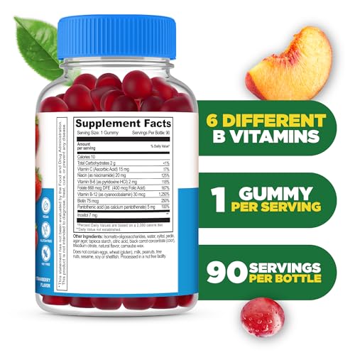 Lifeable Sugar Free Vitamin B Complex Gummies | B-Compl