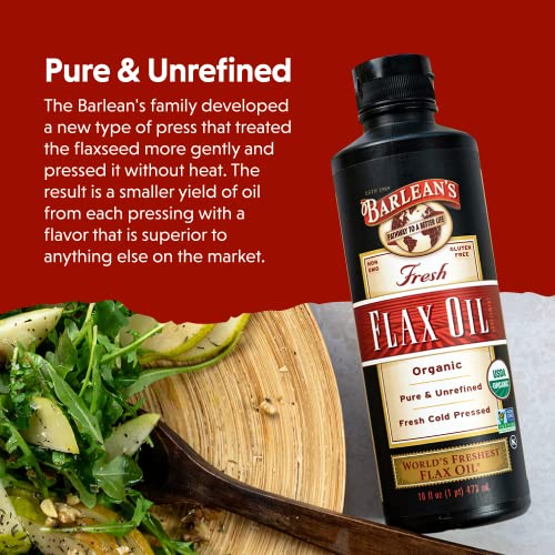 Barlean&#39;s Organic Flaxseed Oil Liquid from Fres