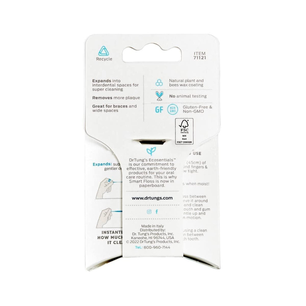 Dr. Tung's Smart Floss, 30 yds, Natural Cardamom Fl