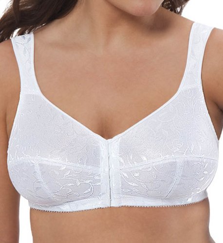 womens Easy on Front Close Wirefree Mj1107 Bras, Black, 44DDD US