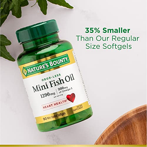 Nature&#39;s Bounty Mini Fish Oil Softgels 1290 mg,