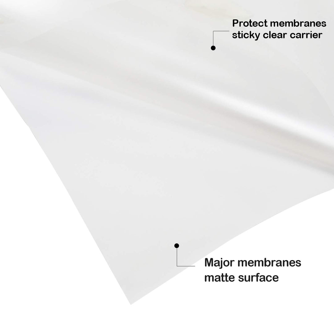 White Heat Transfer Vinyl HTV 2 PCS 12x20/PCS for T-Shirts Clothing Compatible with All Cutting Machines