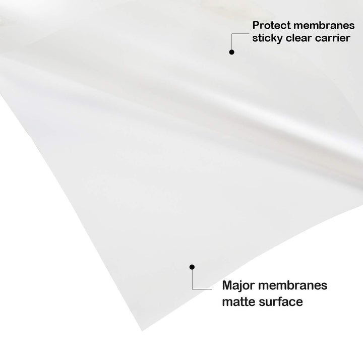 White Heat Transfer Vinyl HTV 2 PCS 12x20/PCS for T-Shirts Clothing Compatible with All Cutting Machines