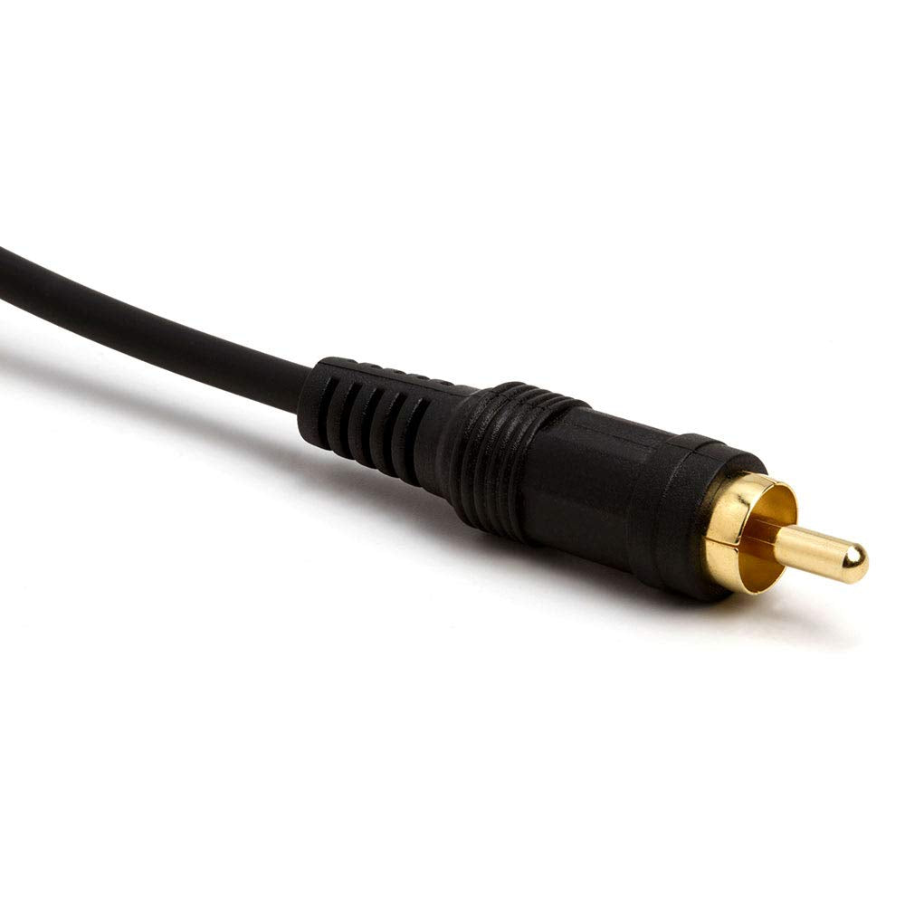 Cmple - 6ft Black Audio Cable 3.5mm 1/8 inch Mono Male 