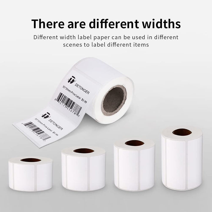 Labels for DP23S/DP26/DP30S Label Maker, 40x80mm (1.57 x 3.15) Thermal Sticker Label, Waterproof, Oil-Proof and Tear-Proof Labels, 1 Roll of 95 Sticker Labels
