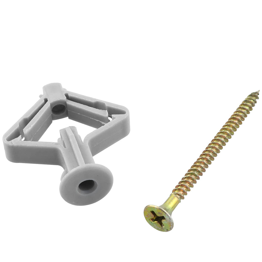 12PCS Drywall Anchor Kits, Hollow Wall Anchors with Screws, Wall Anchor, Self-Drilling Hollow Wall Anchor, Hollow-Door Toggle Anchor, Anchors, Screws, Wall Anchor Hooks