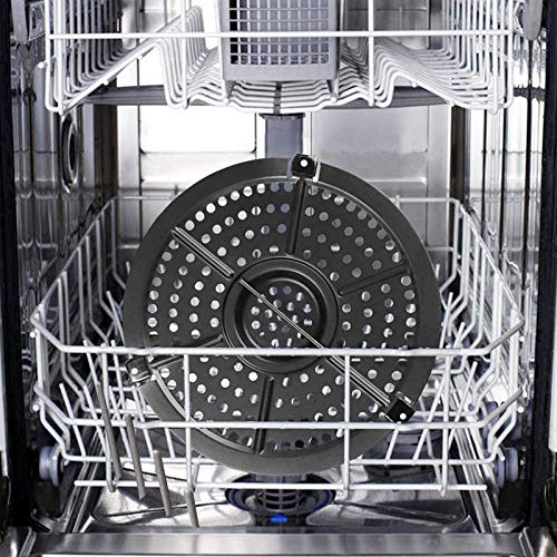 Air Fryer Replacement Grill Pan, Air Fryers For Power Gowise 3.7QT Air Fryers, Crisper Plate, Air fryer Accessories, Non-Stick Fry Pan, Dishwasher Safe Black