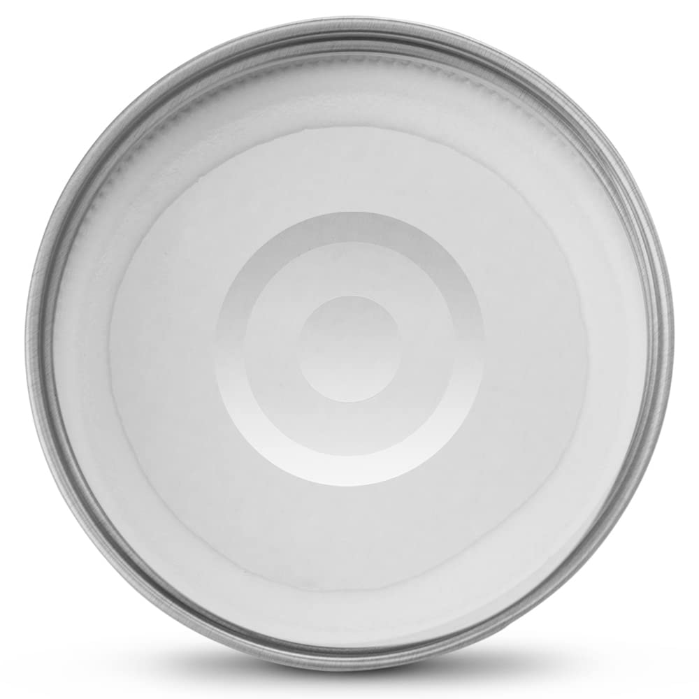 Chrismas Mason Jar Lids, Kook Lids, Regular Mouth, for Standard Mouth Mason Jars, Leak Free, Airtight Silicone Seal, Made in USA, Set of 16, (Silver)