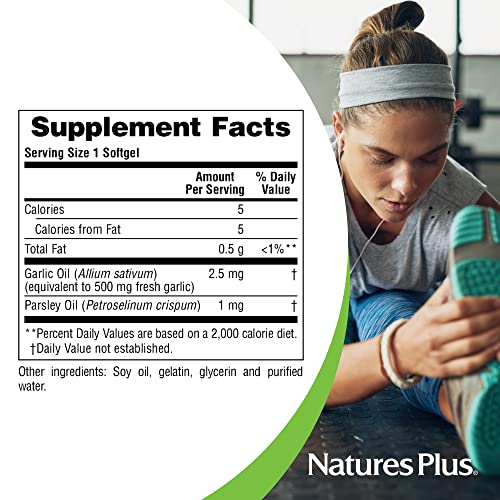 Natures Plus Garlic &amp; Parsley - Naturally Promo