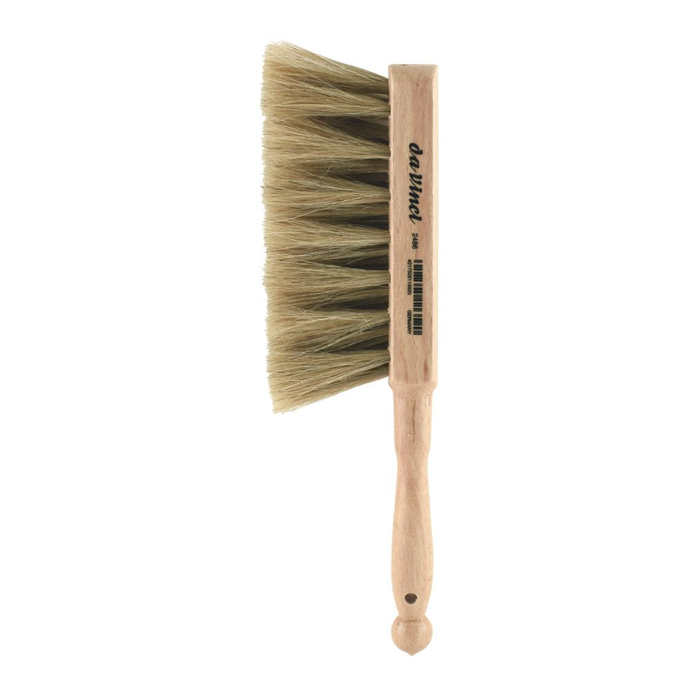 Graphic Design Series 2486 Dusting Brush, Brown Horse Hair with Lacquered Wood Handle - Made in Germany